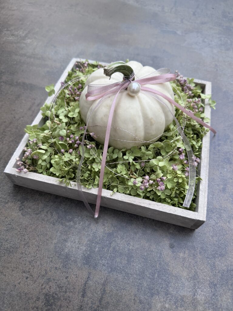 Die Chörbischäschtli eignen sich perfekt als Tischdekoration für ein herbstliches Abendessen, als Willkommensgruss im Eingangsbereich oder als liebevolle Aufmerksamkeit für einen besonderen Menschen
