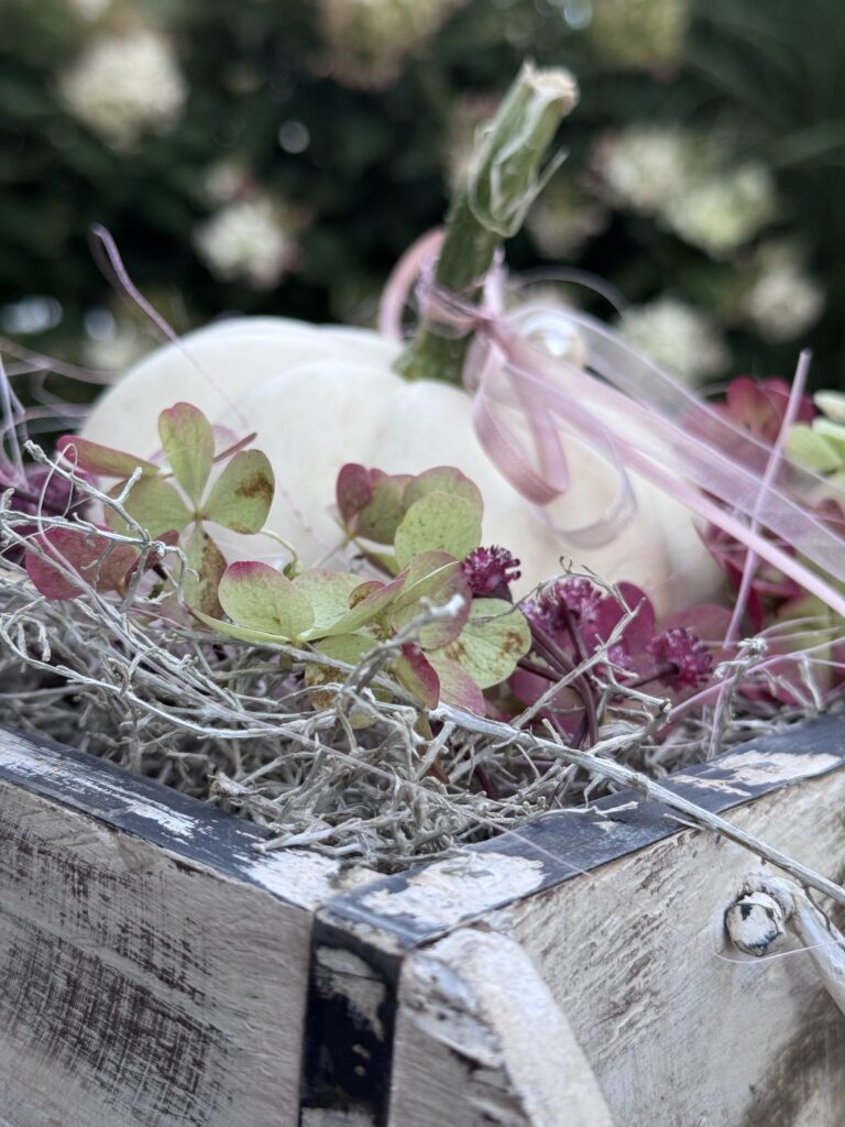 Die Chörbischäschtli. Kleine shabby-chic Holzkästchen, die mit viel Hingabe zu einem ganz besonderen Highlight für deine Herbstdekoration verwandelt wurden.