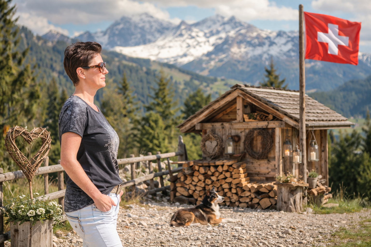 Kontaktbild von Melanie von Handmade with Love by Melanie für handgemachte Dekorationen aus Holz und Naturmaterialien